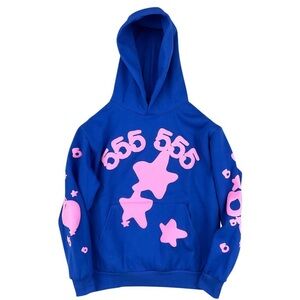 Spider Sp5der Beluga Blue Hoodie